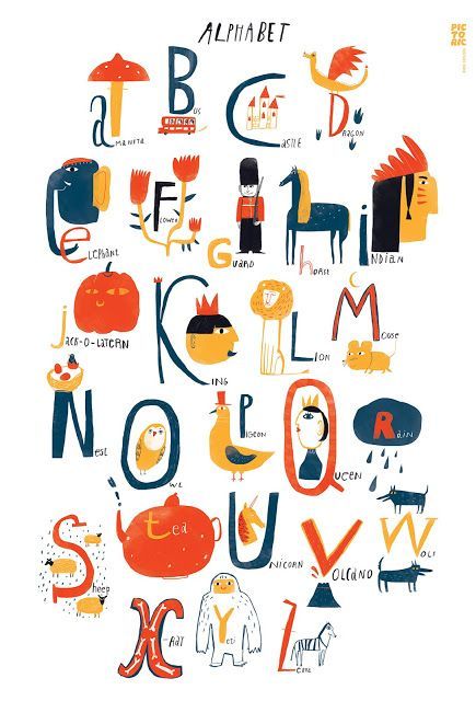 二十六个英文字母创意设计。 (佚名侵删)