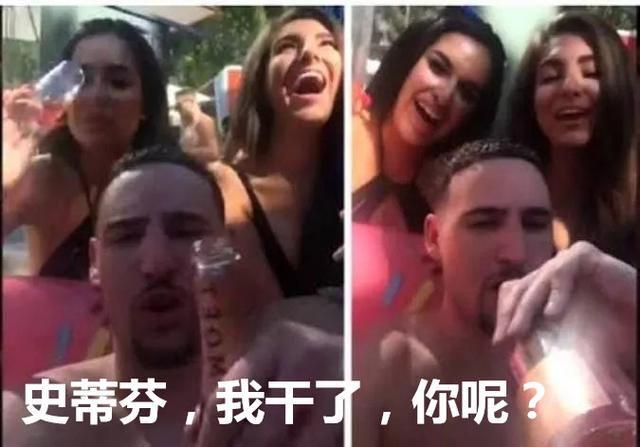 看克莱-汤普森这副"左右逢源"的表情,不愧是"社会我汤哥".
