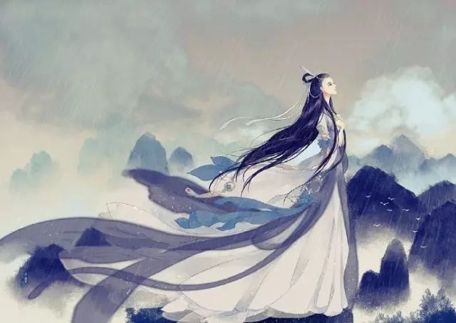 {插画教程}秀色掩今古,荷花羞玉颜,古风女子水彩教程