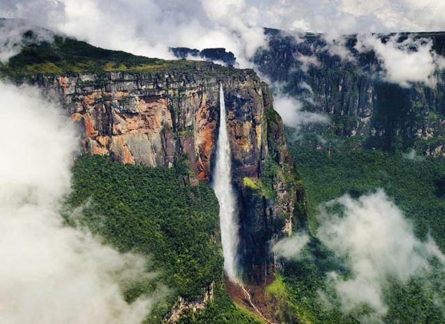 世界上落差最高的瀑布--委内瑞拉天使瀑布!