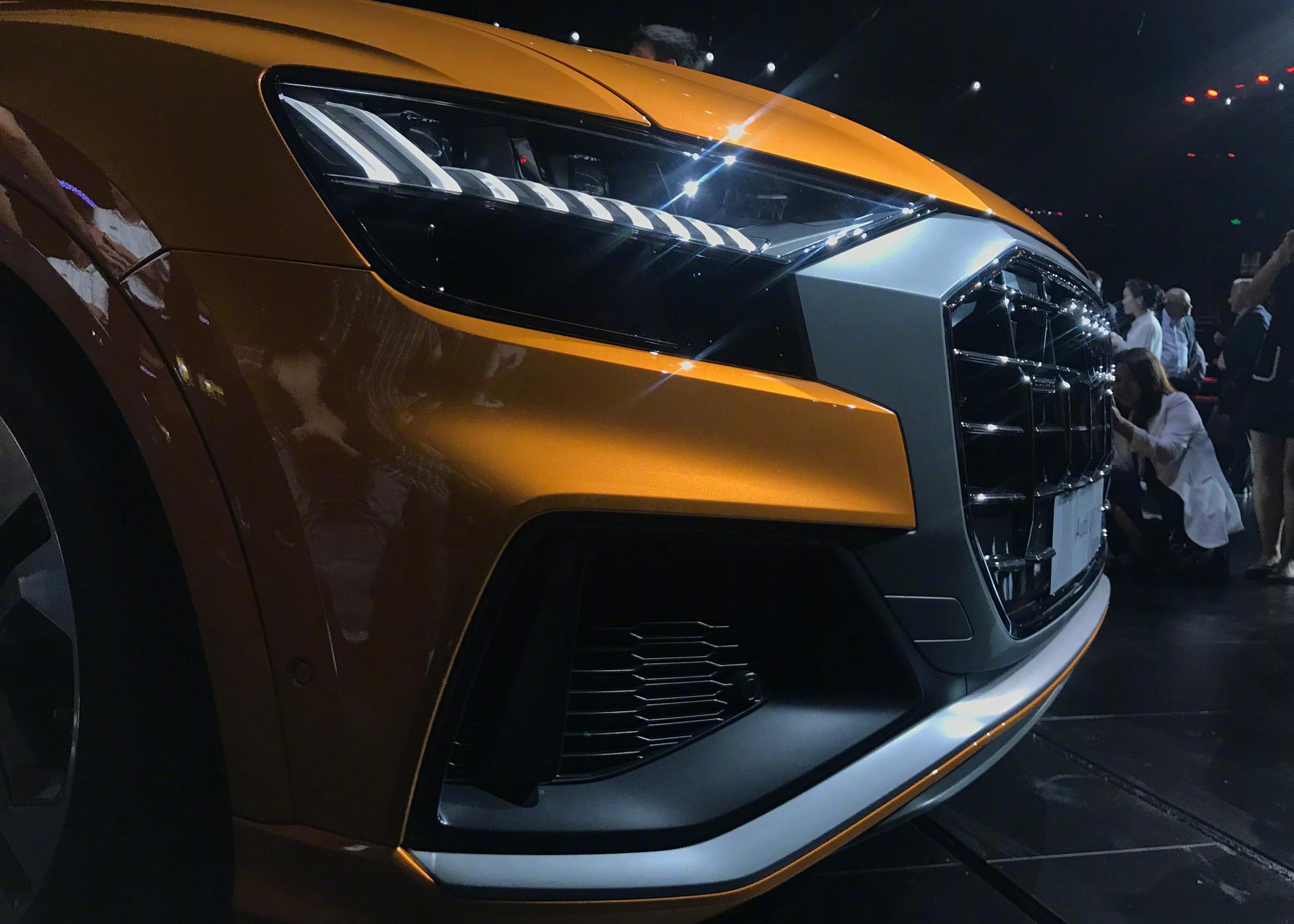 深圳，全新奥迪Q8全球首发亮相，先来欣赏一下现场实拍吧！