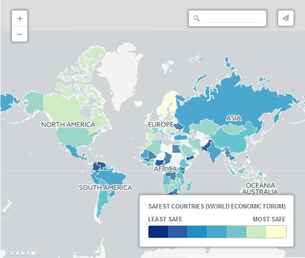 英国权威媒体评出世界最安全的60座城市,网