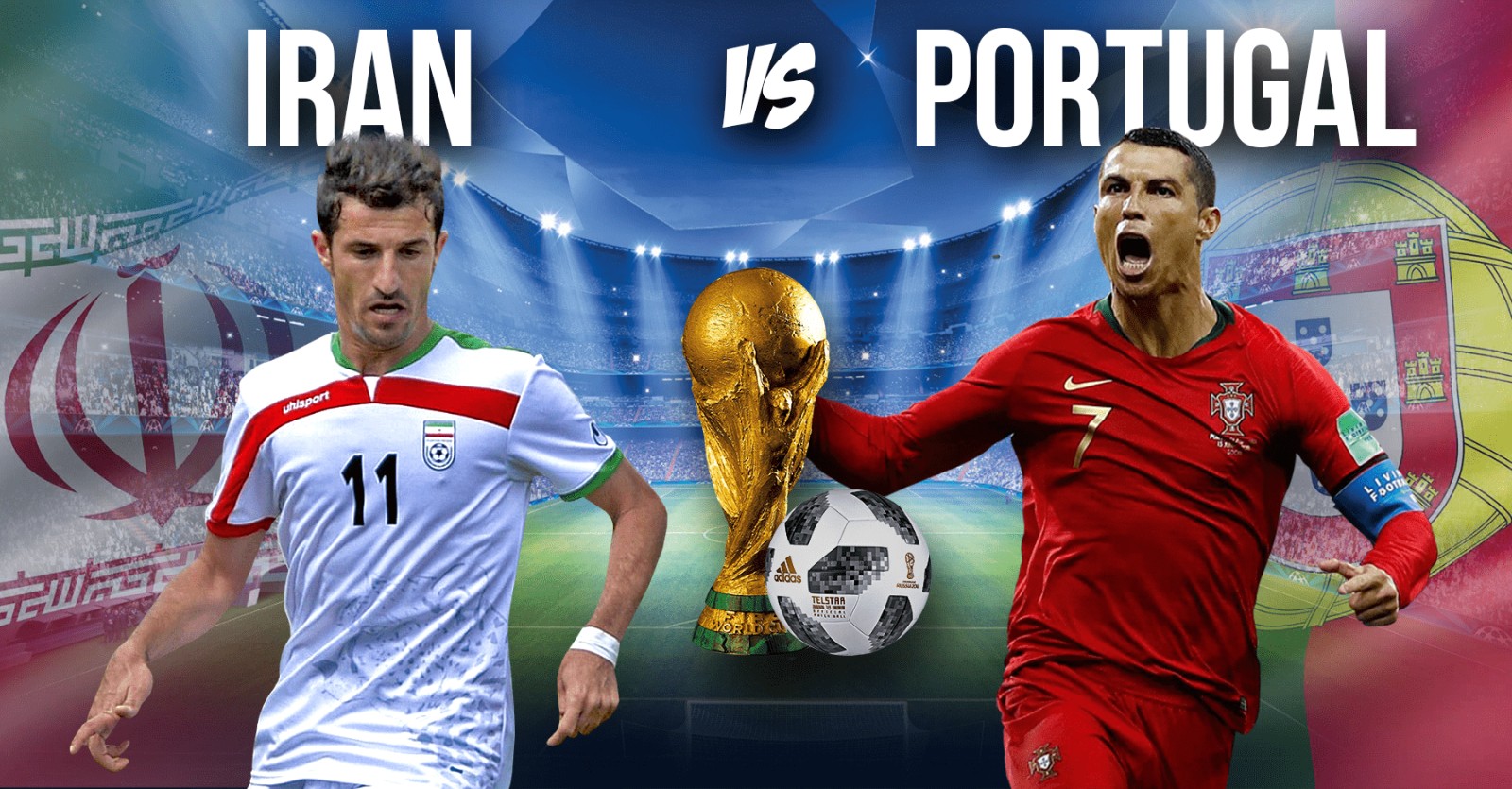球趣网:世界杯伊朗VS葡萄牙分析 看好C罗射落