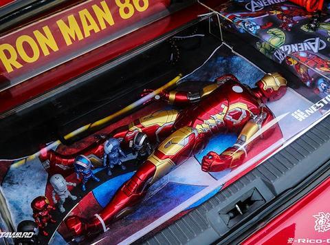 丰田86“钢铁侠”主题改装。