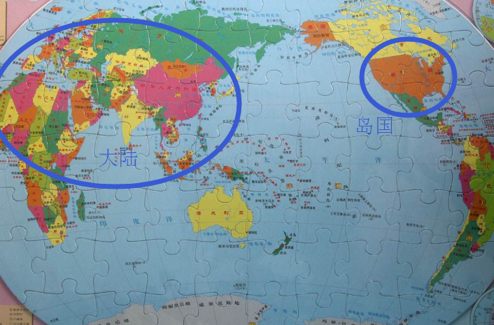 二战后,美国为啥能成为超级大国?看地图就知道