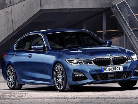 新一代3系预想图曝光，与实车相似度极高，或搭载插电混动系统