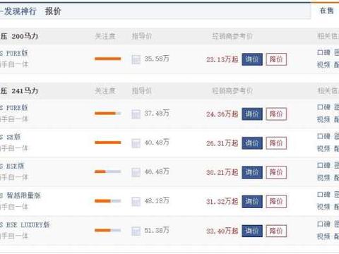 速递!新鲜的“50-70万英系车“资讯全在这，看我就够了