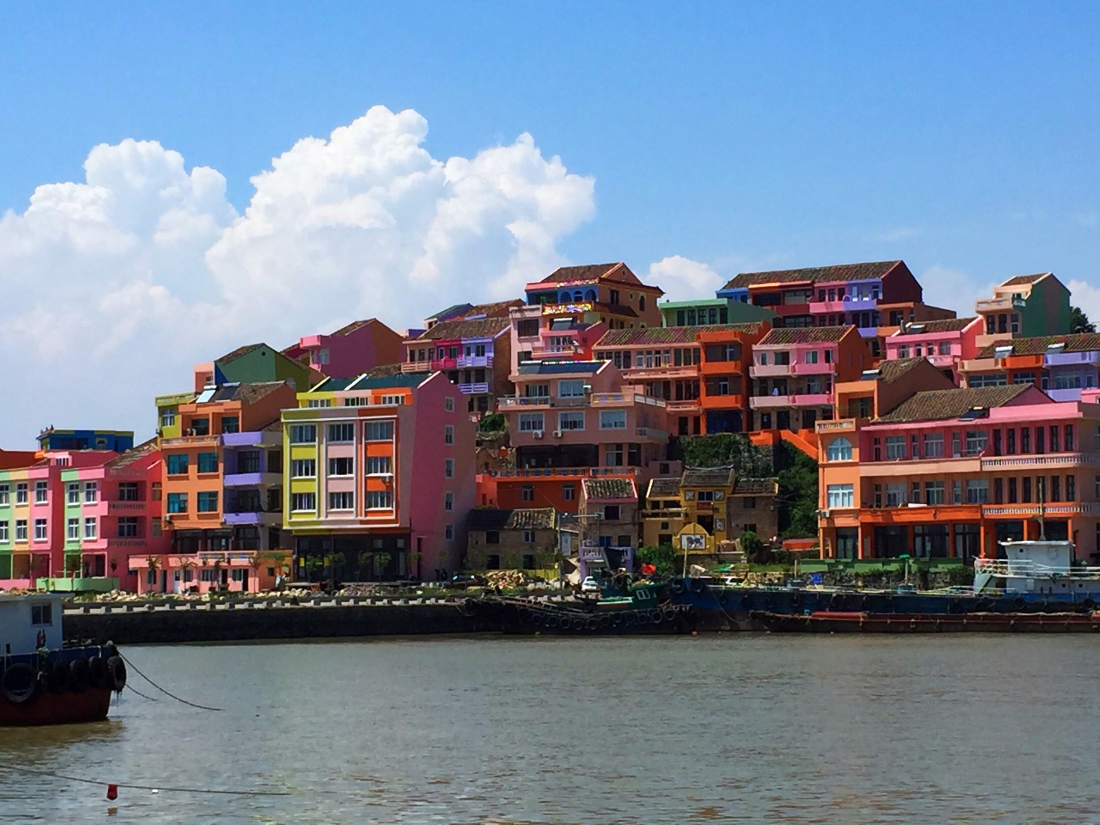 温岭箬山网红小箬村美得像意大利的五渔村