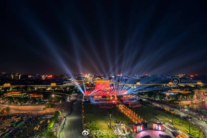 我在西安永宁门,中华第一迎宾礼仪广场