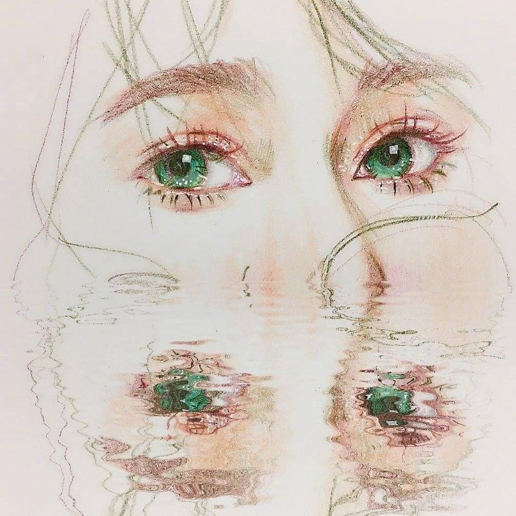 一组彩铅眼睛绘画素材!喜欢的可以参考练习一下(goodeyedear)