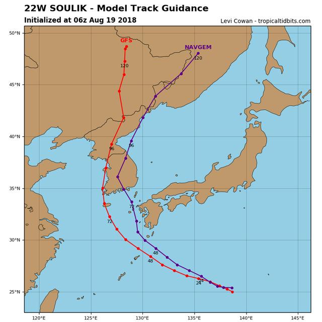18号台风“复活”？19号台风预计会进入我国海域，西马仑变化不大