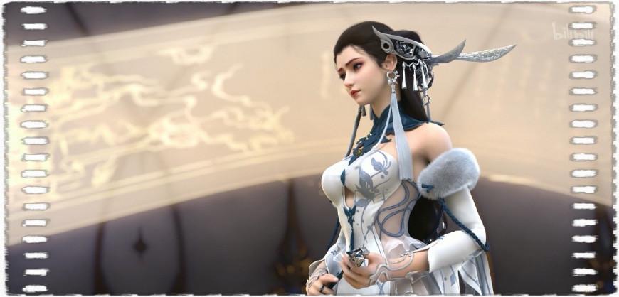 梦塔雪迷城梦界最靓丽风景线拿着烟枪的美女老板娘