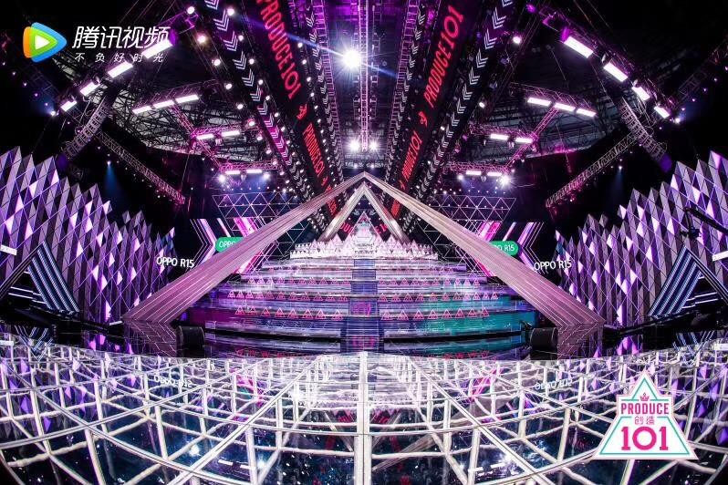 燃爆了!《创造101》的舞美完全吊打oxlxs