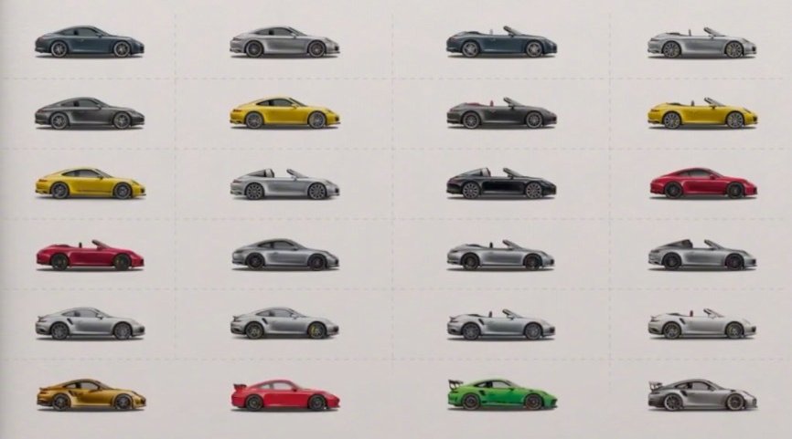 保时捷911 Models，哪一枚是你想拥有的911跑车？