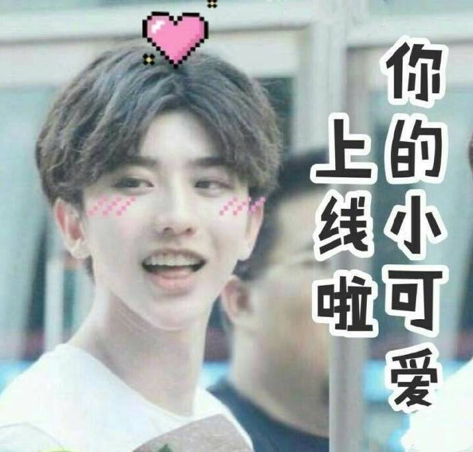 一组蔡徐坤表情包无水印 迷妹们右下集合