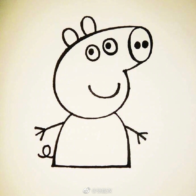 小猪佩群正面 正面太丑,小猪佩奇是侧颜杀_新浪看点