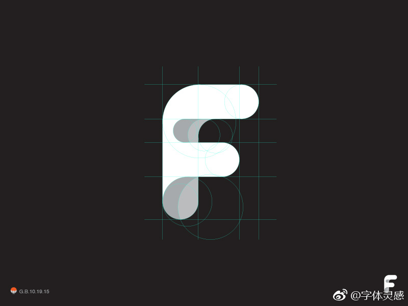 f字母logo设计