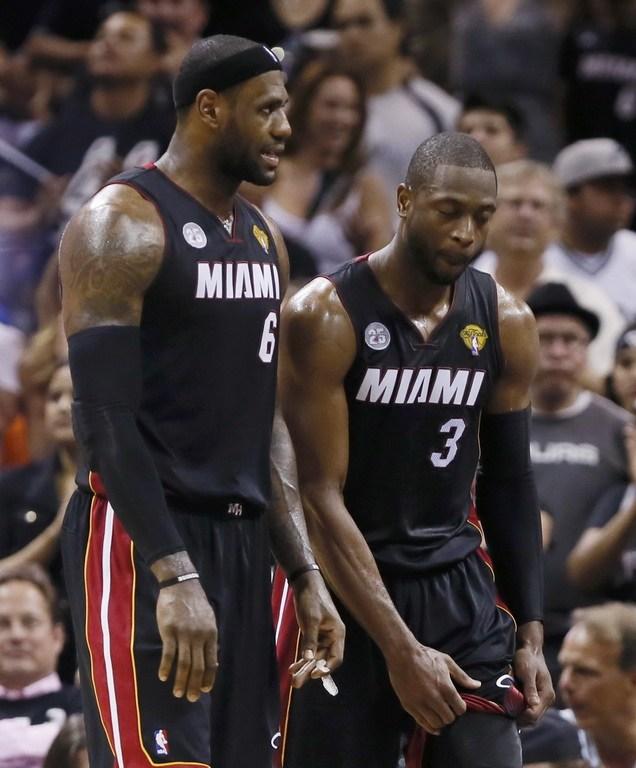 回顾经典:2013年热火VS马刺G5 热火三巨头对