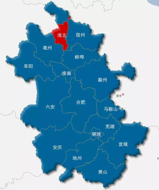 淮北,在2017年安徽各地市人均可支配收入排名中,以29578元排名第9位