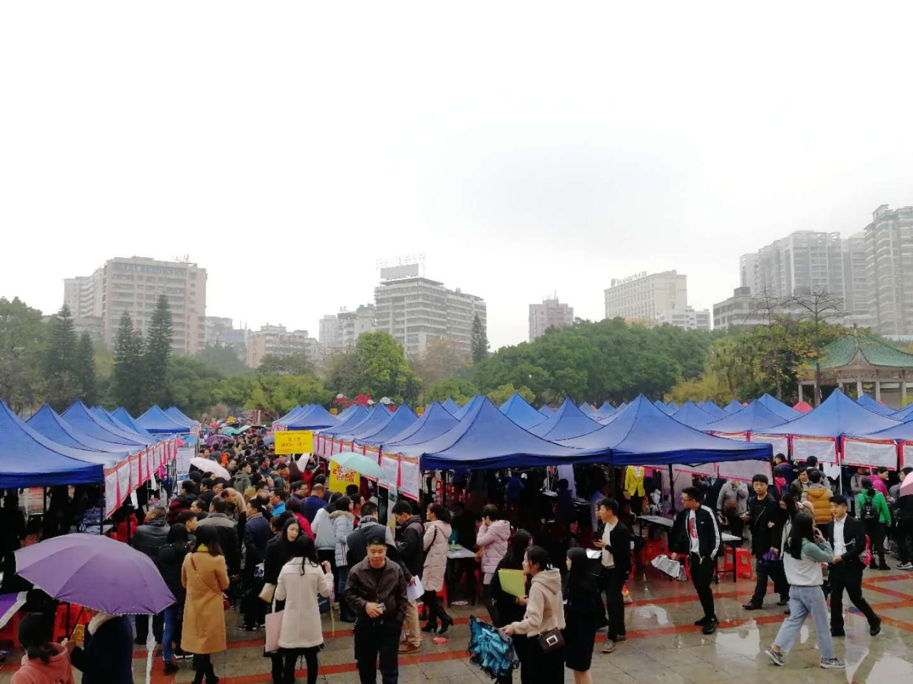 所有韶关人,中山公园大型招聘会提供优质岗位