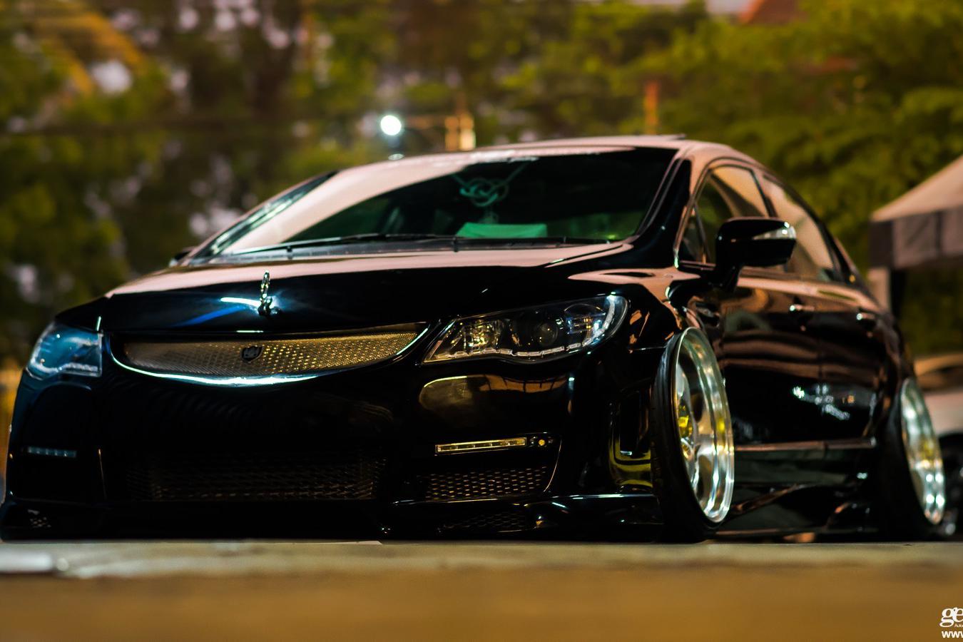 VIP的八代思域还真是第一次见！本田思域8改装案例