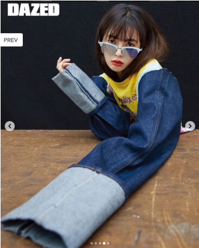 卸掉浓妆的泫雅,依然很美吗?