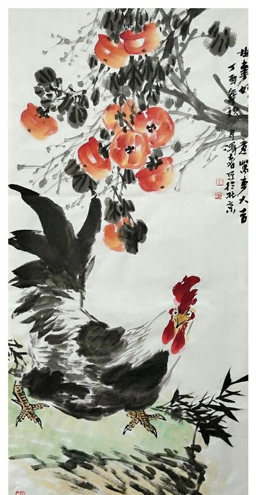 「书画焦点」中国当代画鸡名家——王泽喜作品艺术赏析