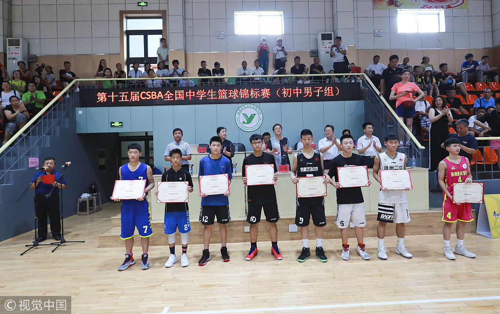 2018全国中学生篮球锦标赛初中男子组决赛:张