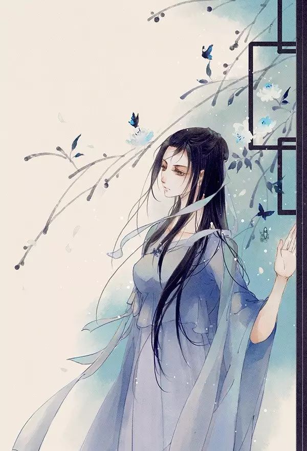{插画教程}秀色掩今古,荷花羞玉颜,古风女子水彩教程