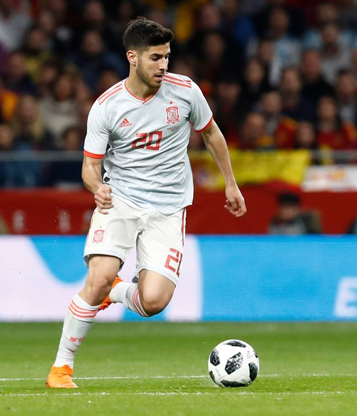 友谊赛:西班牙6-1阿根廷,阿森西奥