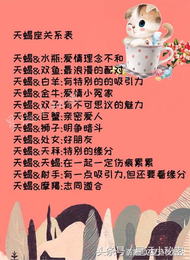 天蝎座双鱼座的太太关系,我和天蝎座是亲密星座!狮子座爱人图片
