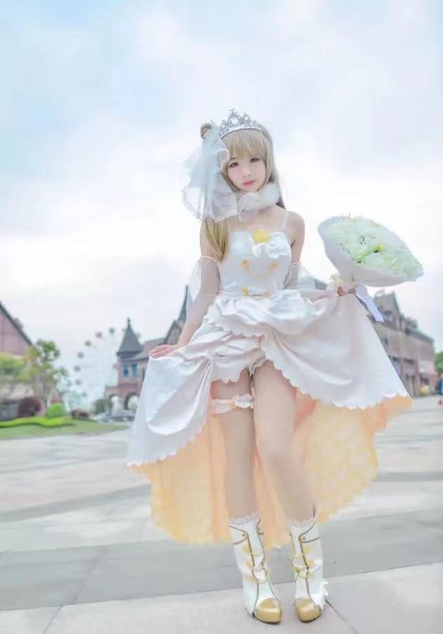 肉色连裤袜花嫁南小鸟cos
