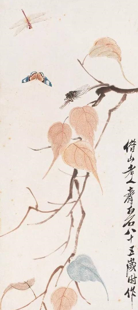齐白石的工笔蝉,这不是照片,这是齐白石的工笔画!