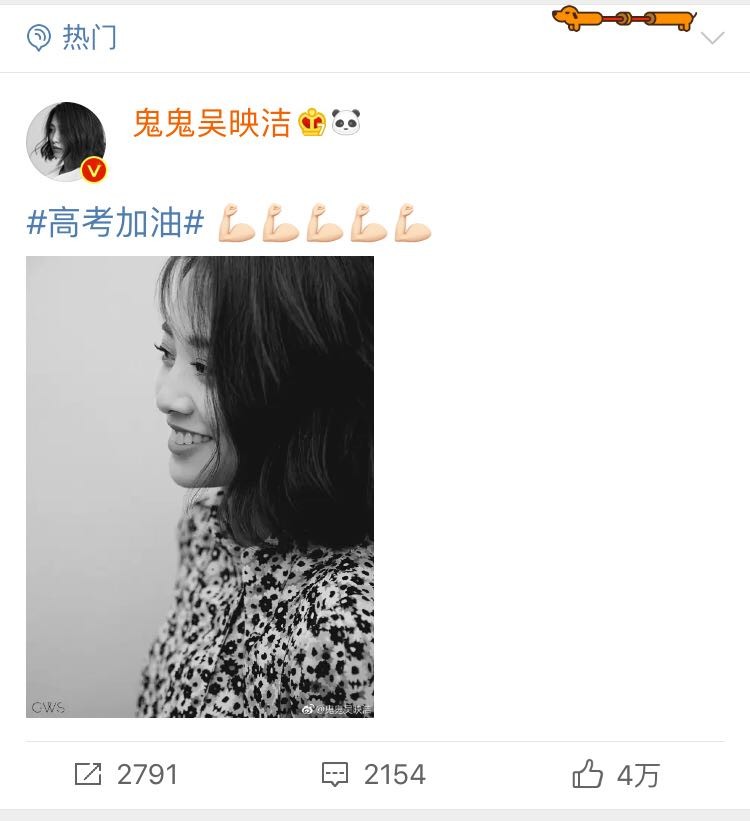 易烊千玺押中高考作文题 明星纷纷为高考加油