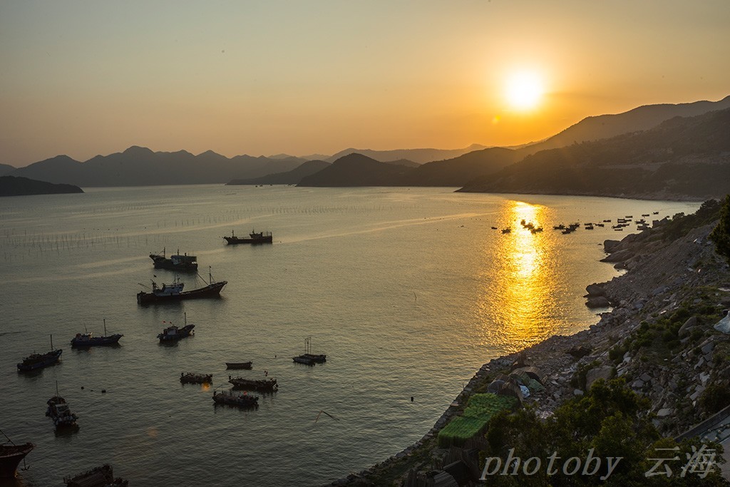 福建霞浦,东壁日落,还有美丽小花