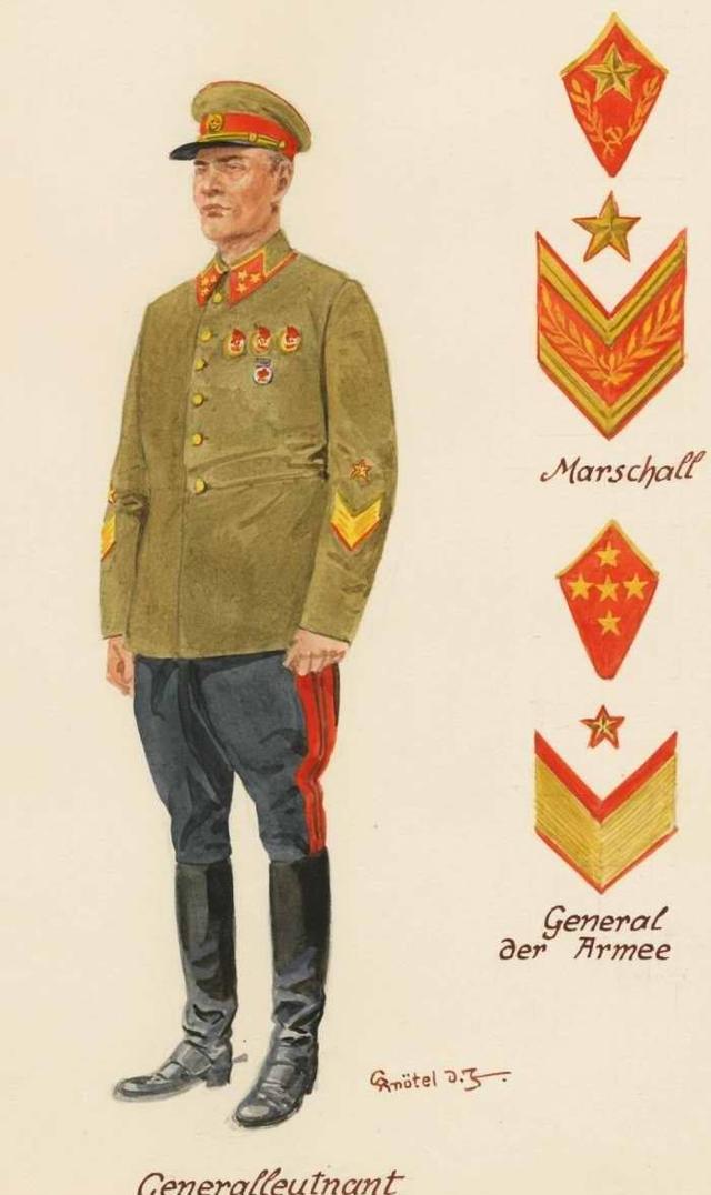 一个德国人眼里的苏联红军形象,居然有穿中山装的!