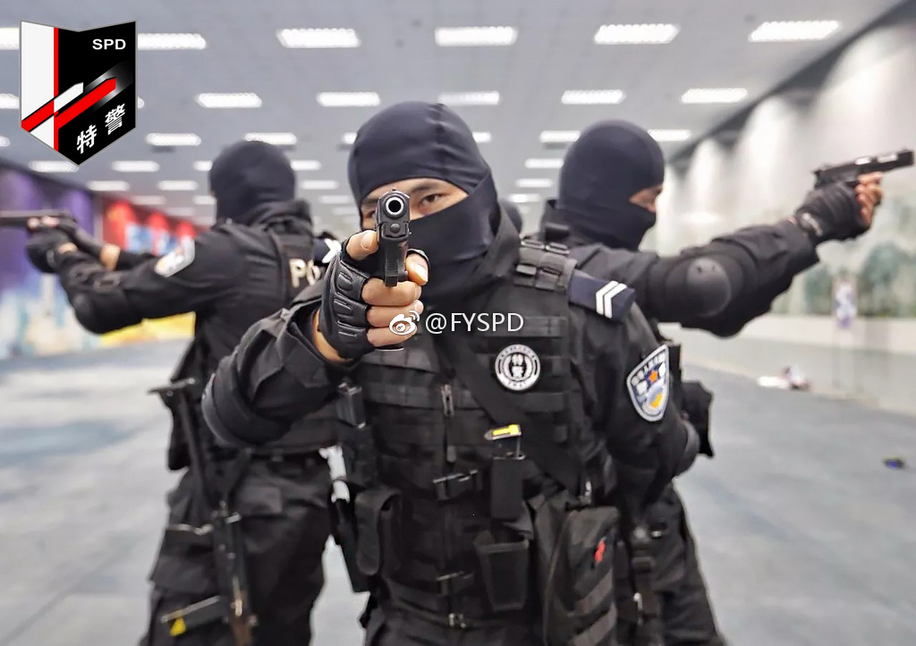 上海全市特警(SPD)日常训练执勤剪影