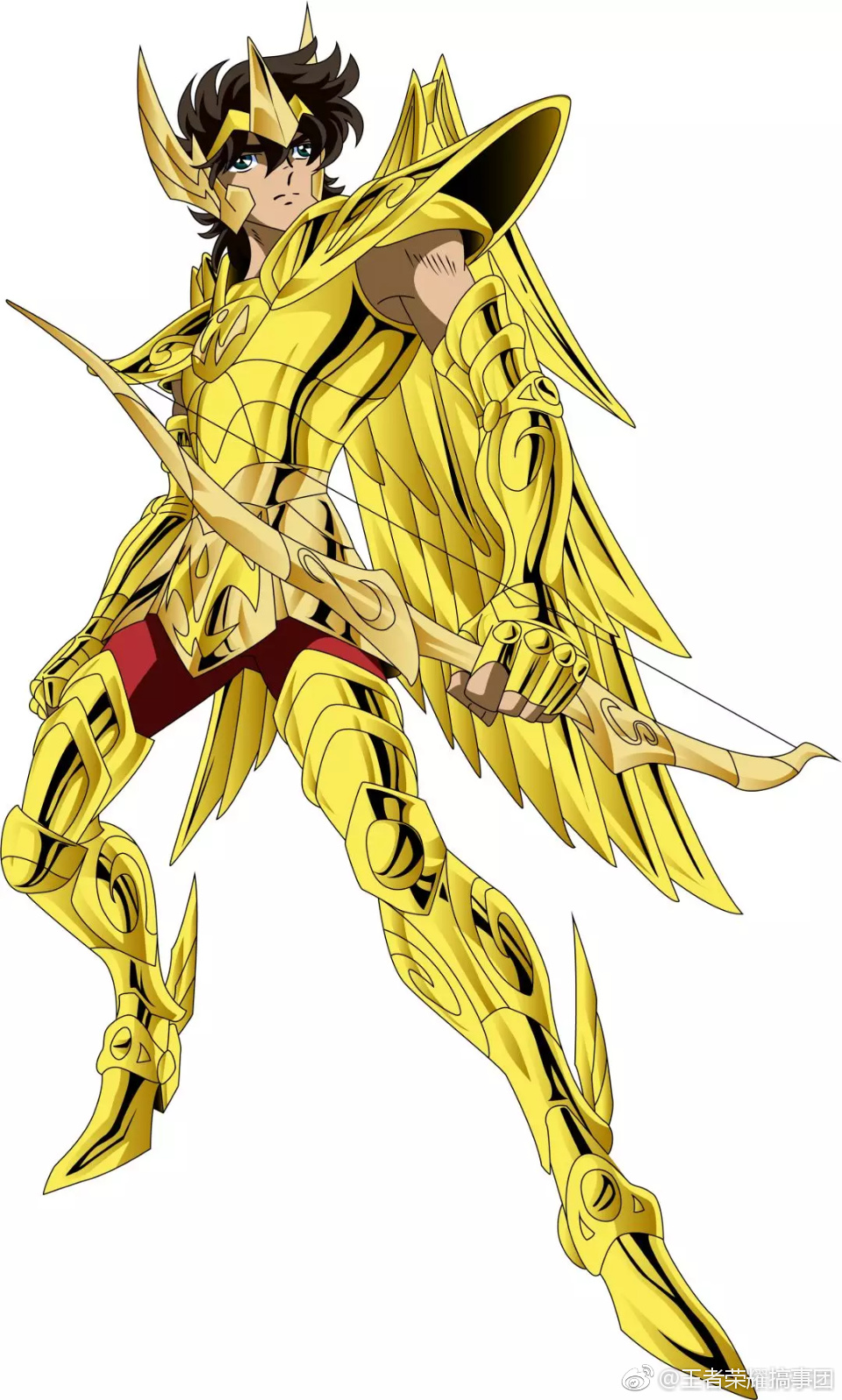 王者荣耀后羿新皮肤化身圣斗士，黄金铠甲可能有翅膀
