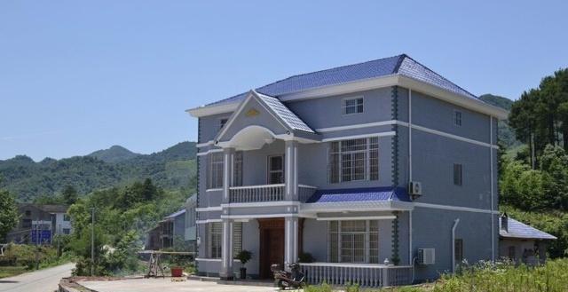 80后仅花32万建起2层别墅别墅农村园蒙自锦红图片