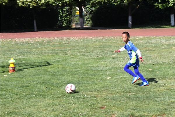 昆明少儿足球训练日志:控球的魅力在于自由和