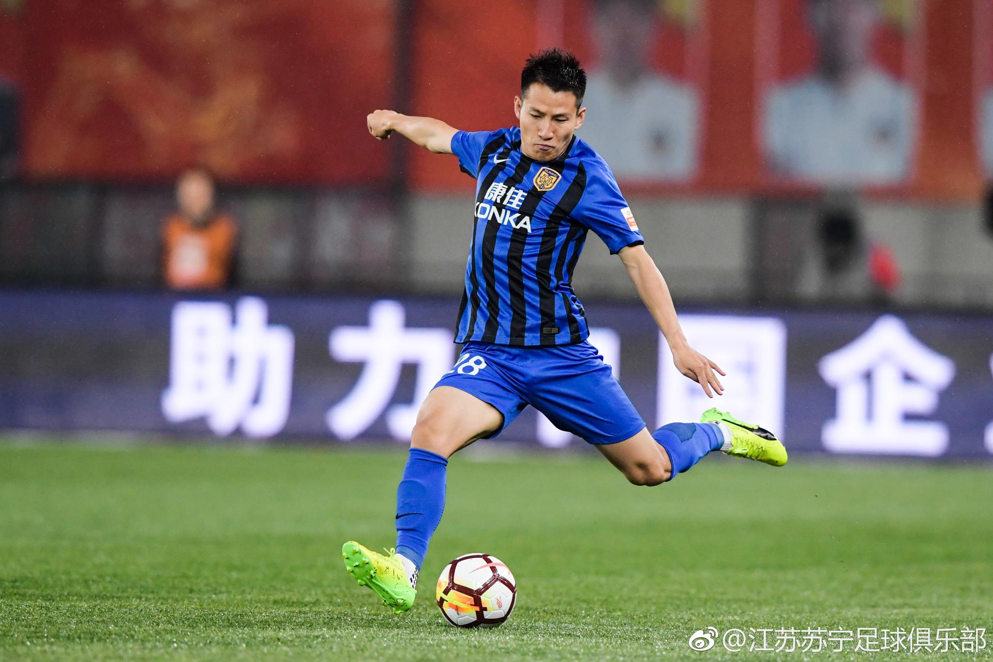 2018中超联赛第6轮,江苏苏宁易购1比1客场战