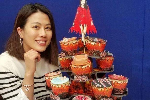 前TVB力捧花旦生日收粉丝送恐怖蛋糕 寓意能