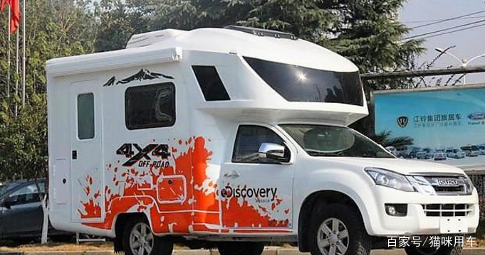 江铃D-MAX单排四驱房车,供6人休息,售价35万