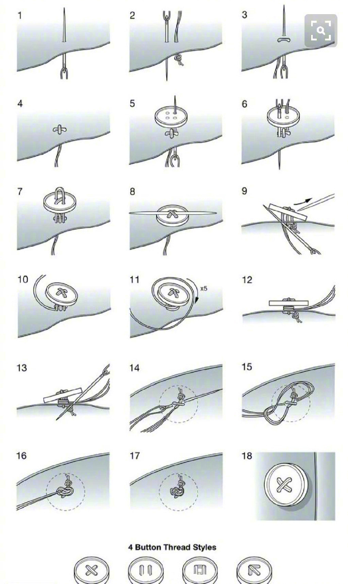 锁边缝扣子都不是问题,收藏起来备用 !