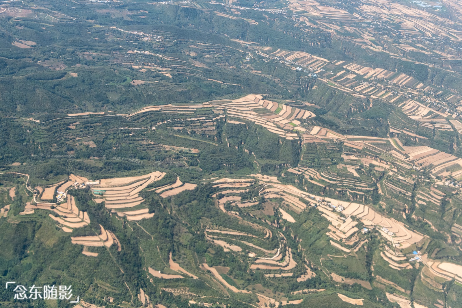 北京飞西安:从高空看地面原来如此不一样 第五