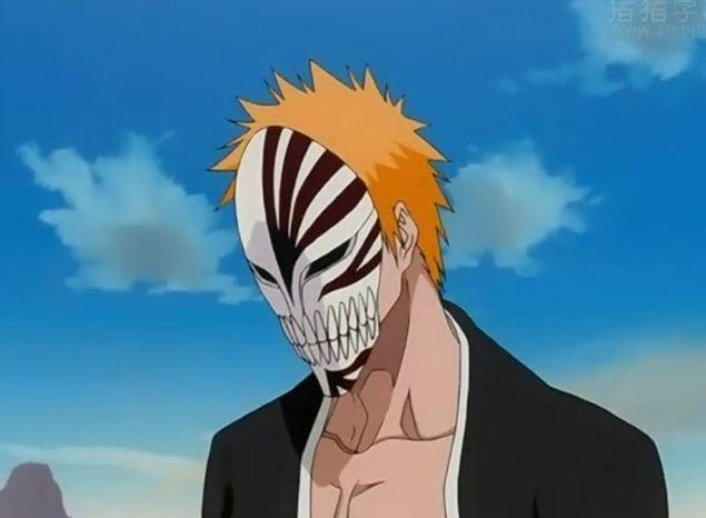 死神:黑崎一护虚化后,各个阶段的面具变化,网友:外挂也要升级