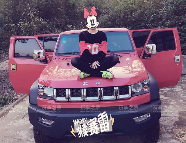 一个女汉子迷上了改装 北京BJ40升级轮毂轮胎