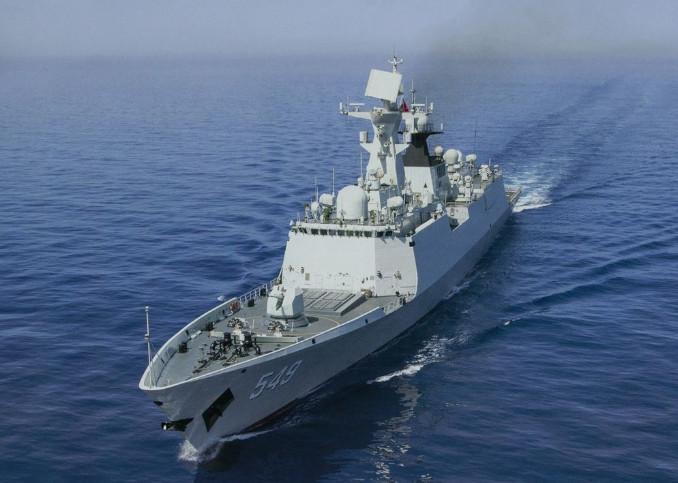 中国第25艘054A护卫舰芜湖号入驻海军服役! 海军实力再提升