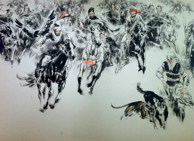 苏轼的这首词太过豪放,每一句都让人豪情