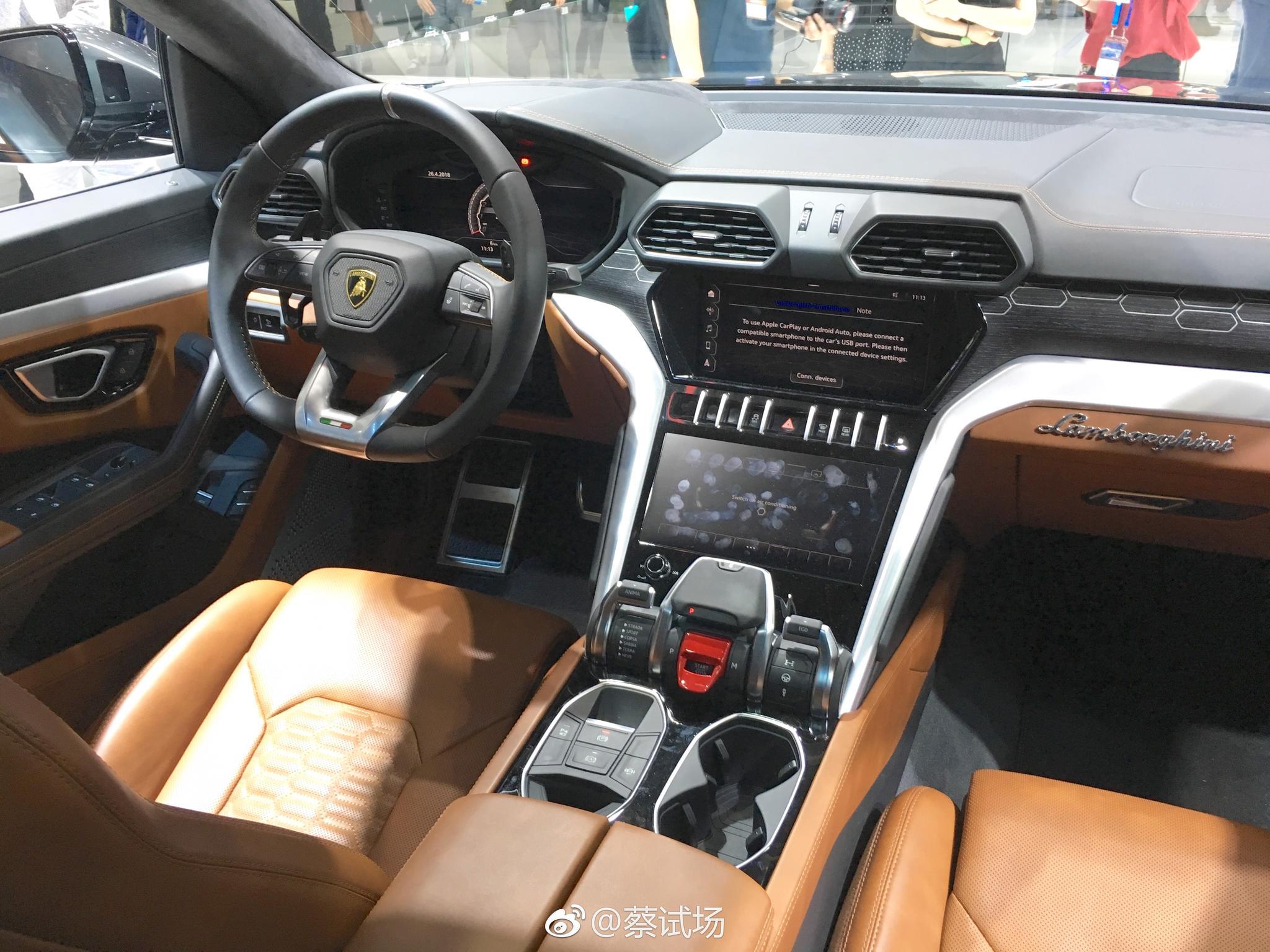 兰博基尼Urus出展北京:车重低于2,200千克,4